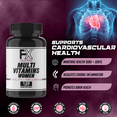thumbnail image 4 of FX Supps Daily Multivitamin for Women with Iron, Vitamin C, Vitamin D, Zinc for Immune Support - Vegan Women's Multivitamin for Overall Wellness (120 Count), 4 of 6