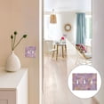 thumbnail image 7 of Yayeee Toggle Light Switch Wall Plate 2-Gang 4.56"x4.48" Decorative Outlet Cover, Pastel Pink Marble Pattern, 7 of 7