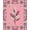 Pink, Pattern 3, variant on ODIKA 8'x10' Machine Washable Non-Slip Area Rug, Feather High Traffic Rug, Red, 475182
