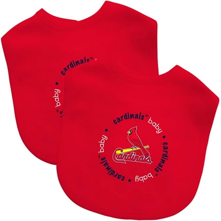 MLB Baby Bib with Velcro, 2pk, St Louis Cardinals