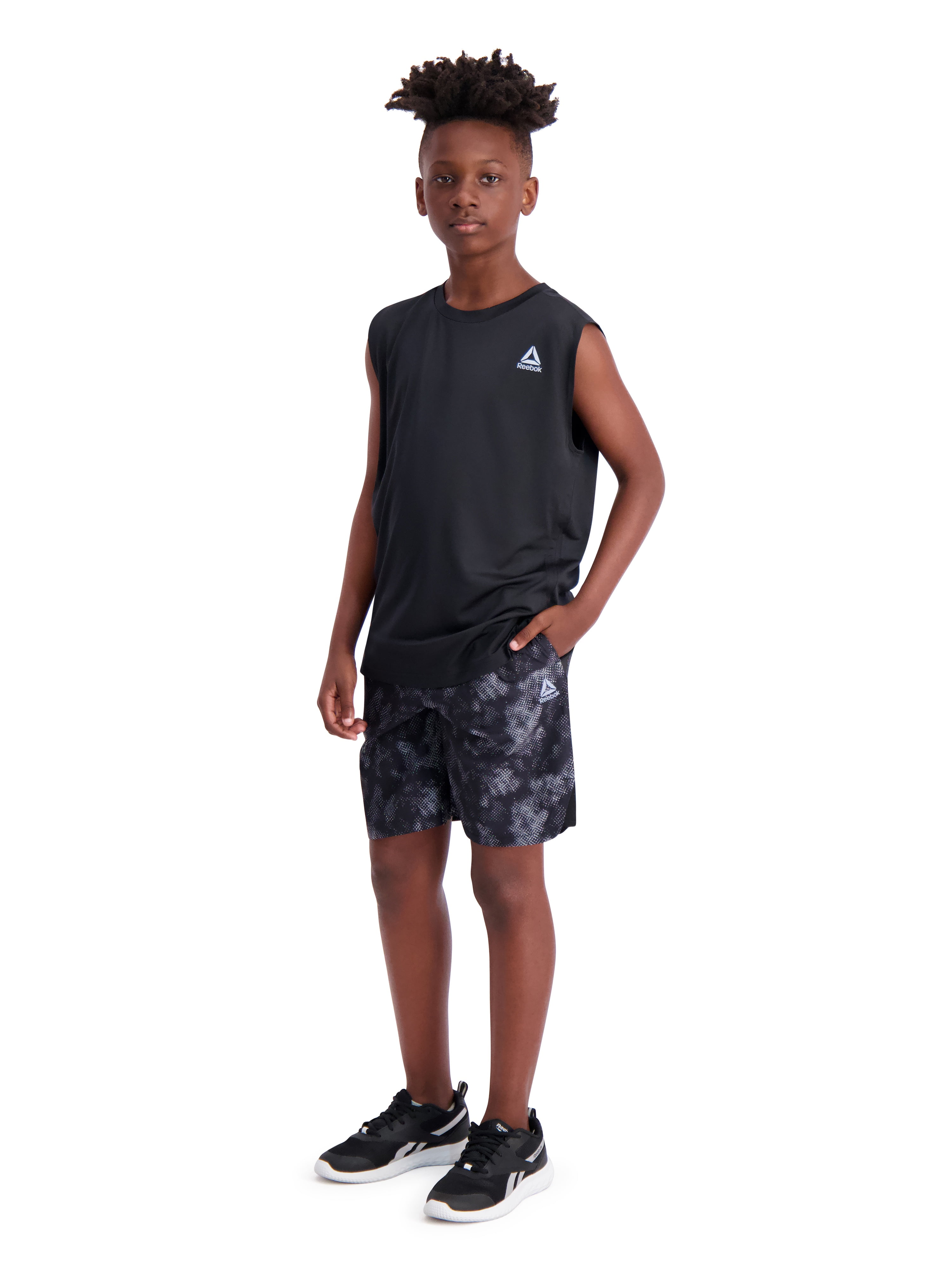 Reebok Boy’s Athletic Performance Muscle Tank Top, Sizes 4-18