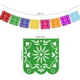 thumbnail image 5 of 2 Pack Fiesta Banner Colorful Felt Papel Picado Banner for Party Cinco de Mayo Day of the Dead Fiesta Party Decorations Supplies, 5 of 7