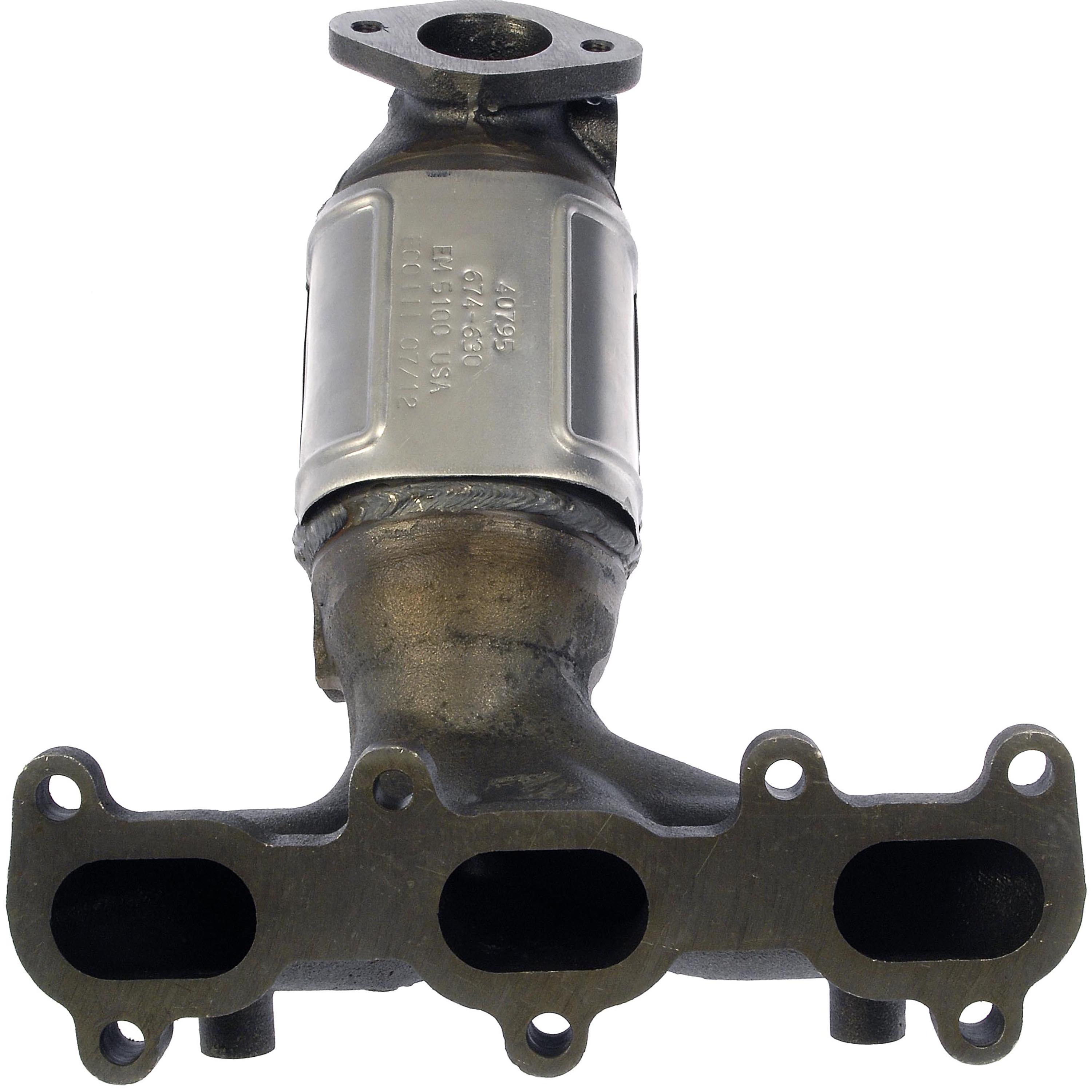 Dorman 672-630 Rear Catalytic Converter with Integrated Exhaust Manifold for Specific Hyundai / Kia Models