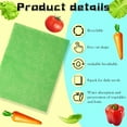 thumbnail image 3 of NOGIS 6 Pack Vegetable and Fruit Life Extender Fridge Shelf Sponge Liner, 12"x15" Cuttable, Washable, & Reusable Refrigerator Mat, Ventilation to Keep Produce Fresh Longer Prevents Spoilage, 3 of 7