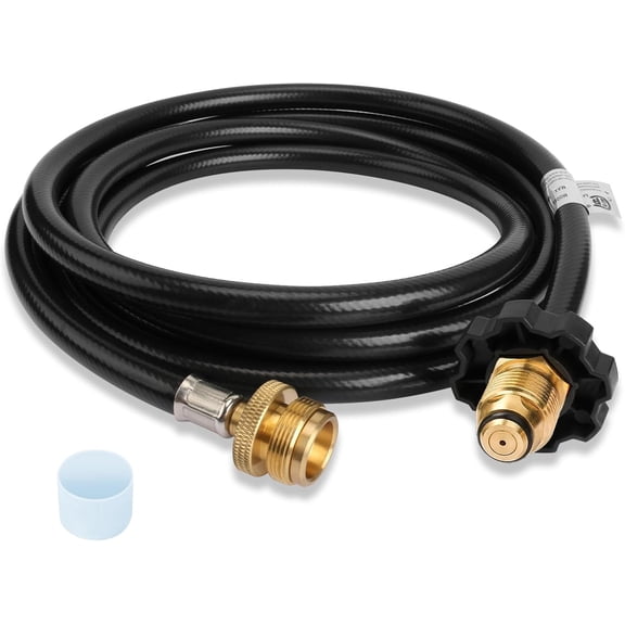 F273704 10-ft Propane Adapter Hose Assembly Compatible with Heater Buddy Series for Big Buddy/Little Buddy/Portable Buddy Accessories to Propane Tank 5-20LB