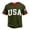 Army Green, variant on Men's USA 250 Years of Freedom Patriotic T-Shirt American Flag Casual Tee 250th Anniversary Shirt