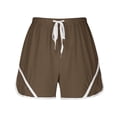 thumbnail image 4 of TRUBKH shorts for women athletic shorts for women linen shorts womens shorts casual bermuda shorts for women Coffee XL, 4 of 6