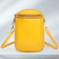 thumbnail image 4 of Bolso bandolera vintage de cuero genuino Bolso diario ligero de color sólido para damas, 4 of 7