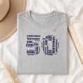 thumbnail image 3 of Jollimate 50th Birthday Girl Shirt, Retro Typography 50 Graphic Tee, Milestone Celebration Gift for Women, 3 of 6
