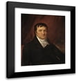 thumbnail image 1 of John Wesley Jarvis 12x14 Black Modern Framed Museum Art Print Titled - John Jacob Astor, 1 of 5