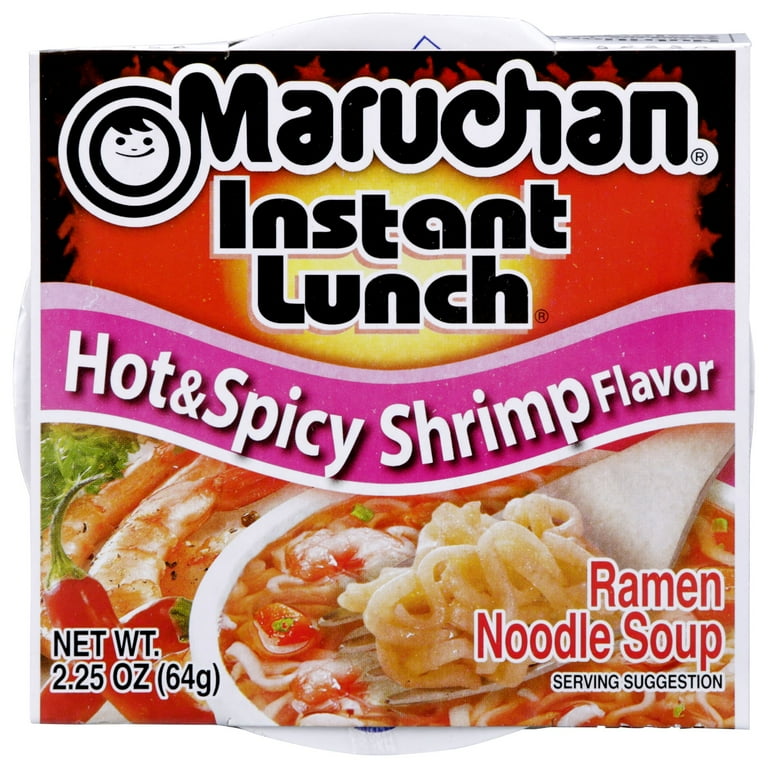 Maruchan Ramen Instant Lunch Single Individual, Hot & Spicy Shrimp