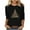 Black 05, variant on Christmas Shirts for Women 3/4 Length Sleeve Crew Neck T-shirts Xmas Printed Holiday Graphic Tees (2XL, Black 01)