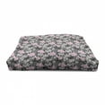 thumbnail image 4 of Butterfly Pet House, Ornamental Romantic Summer Vegetation Vibrant Backdrop Monochrome Animals, Outdoor & Indoor Portable Dog Kennel with Pillow and Cover, 5 Sizes, Taupe Pink Black, by Ambesonne, 4 of 5