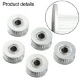 thumbnail image 2 of 5Pc For 2Gt Timing Belt Idler Pulley 20 Teeth 5Mm Bore 6Mm Width For 3D Printer, 2 of 6