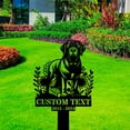 thumbnail image 4 of Handmadetneonsign English Mastiff Dog Memorial Metal With Stake, Dog Metal Name Sign Stake, Dog Metal Stake Decor 54609, 4 of 5