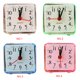 thumbnail image 2 of Reloj portátil lindo Bewildely Rectangular alimentado por sincronización ajustable Blanco, 2 of 6