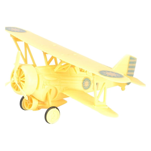 Modelo de avión perfecl III Mm10195-16 conmemoración de aviación juguete hecho a mano amarillo