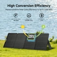 thumbnail image 2 of ALLPOWERS SOLAX SE200 200W Monocrystalline Portable Solar Panel, IP68 Waterproof, High-Efficiency for Power Stations, RVs, Camping, Off-Grid & Emergency Charging, 2 of 9