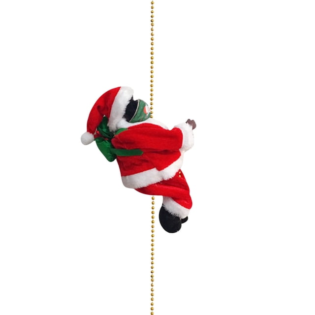 Xihbxyly Ofertas Especiales Solo Hoy En Prime Decoración Navideña Papá Noel Escalando Escalera Colgante Juguetes