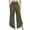 Army Green, variant on Lilgiuy Women's Solid Color Comfortable Leisure Nine-Point Pants Sweatpants Yoga Pants Khaki 10 2022 Fall Winter