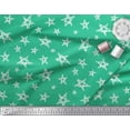 thumbnail image 2 of Soimoi Green Velvet Fabric Stars Star Decor Fabric Printed Yard 60 Inch Wide, 2 of 3