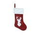 thumbnail image 2 of Fiudx Ofertas de la semana Medias navideñas tejidas con diseños de Papá Noel y muñeco de nieve Bolsas de regalo rojas ideales para colgar en el árbol de Navidad, 2 of 7