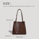 thumbnail image 4 of Bolso de mano de piel auténtica para mujer, bolso de mano de diseño de lujo, bolso de mano, novedad 2023, en piel de vaca, con bolsillo interior, clásico, para llevar debajo del brazo, 4 of 5