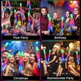 thumbnail image 4 of Barras luminosas de espuma HONLYNE, 120 unidades, con 3 modos de luz LED, para fiestas, 4 of 7