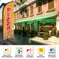 thumbnail image 7 of QSUM Pizza Themed Swooper Flag,8.2FT Pizza Advertising Feather Flag with Pole Kit, Ground Spike, Pizza Signs for Businesses and Storefronts(Yellow), 7 of 7