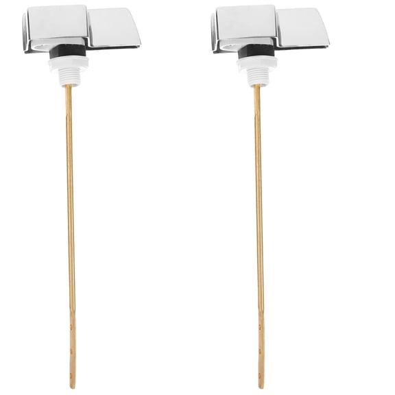 Raindrops 2-Pack Metal Toilet Flush Handle Lever Replacement for Bathroom Toilet Parts and Easy to Install