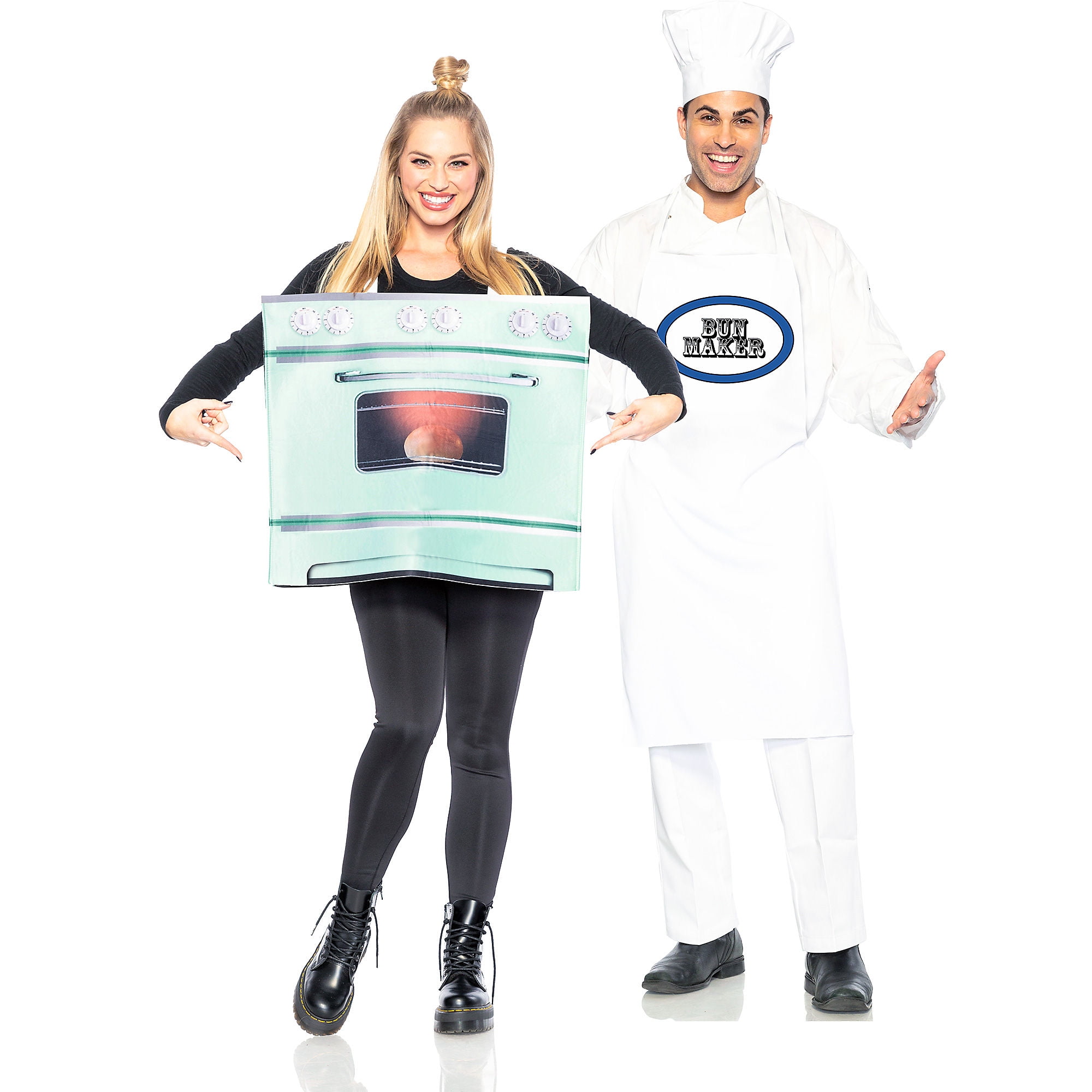Bun In The Oven Halloween Costume - Seeing Red Chef and Bun in the Oven Couples Costumes for Adults Bun In The Oven Halloween Costume - Seeing Red Chef and Bun in the Oven Couples Costumes for Adults
