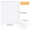 thumbnail image 2 of 7 Pcs Clear Acrylic Sheets(5.9 X 3.9Inches), 1 Mm Transparent Acrylic Panel Perspex Sheets, Plexiglass Acrylic Panels Boards Sheets For Drawing, Painting, Display, Picture Frame, 2 of 7