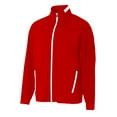 thumbnail image 3 of A4 League Full Zip Jacket For Men in Scarlet/White | N4261, 3 of 5