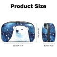 thumbnail image 5 of Polar Bear USB Case Digital Bag Cord Organizer Box Charger Case Oxford Cloth Waterproof Electronics Storage Bag 5.9x9.44x3.14 in, 5 of 6