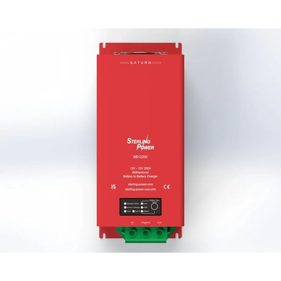 Sterling Power Battery to Battery Charger 12V input to 12V output 200 amp DC powered charger