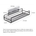 thumbnail image 4 of Yuarrent Estante de almacenamiento sin perforaciones, estante de baño, baño, cocina, resistente, para colgar en la pared, cesta de almacenamiento de Almacenamiento y organización del hogar Yuarrent HA023208-00, 4 of 6