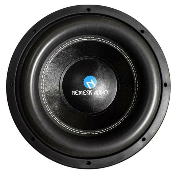 Nemesis Audio 1000 Watts RMS Power 12" Voice Coil Car Subwoofers, Black, 32 lb