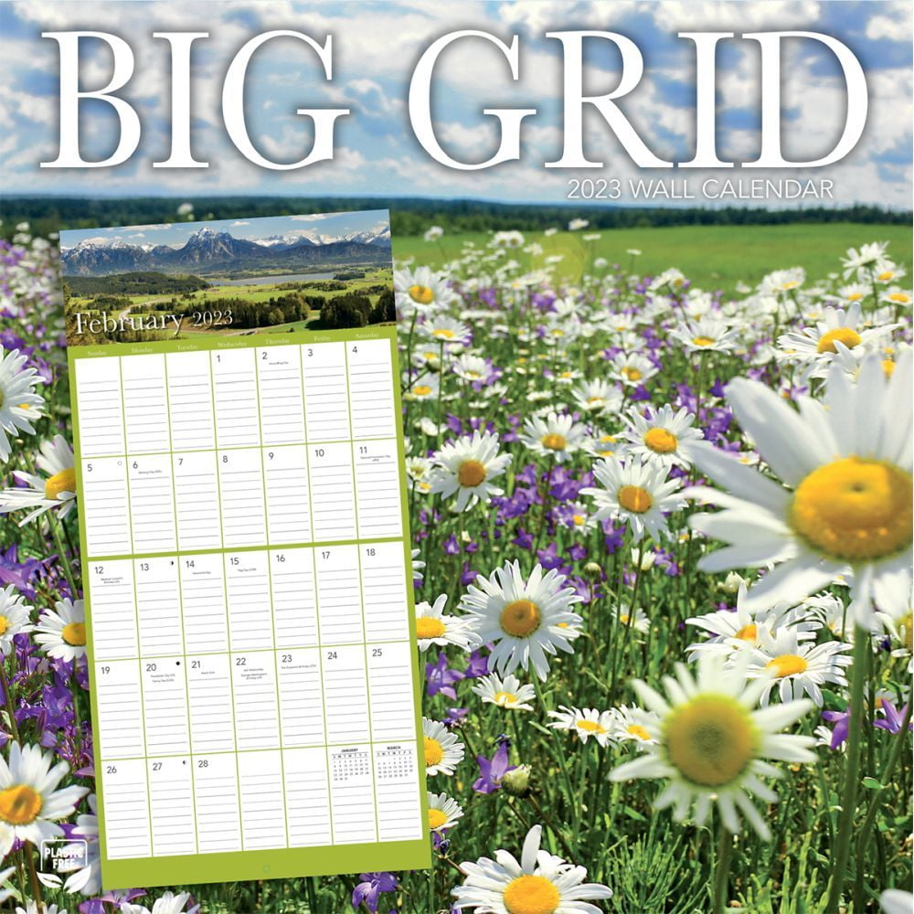 Big Grid 2023 Wall Calendar