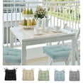thumbnail image 1 of Chair Cushion, Set of 4 Square Chair Pad with Non Slip Ties, 16 x 15 Inches for Indoor, Outdoor, Dining Living Room, Kitchen, Office Chair, Den, Travel, 1 of 5