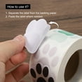 thumbnail image 4 of Etiquetas de huellas de patas de perro Uxcell de 1 pulgada, 1 rollo, adhesivas, para tarjetas de saludo, bolsas de regalo, 500 unidades/rollo, 4 of 7