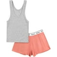 thumbnail image 2 of Hanes Women's Originals Comfywear Rib Crop Tank and Sleep Shorts, 2-Piece Set, 2 of 6