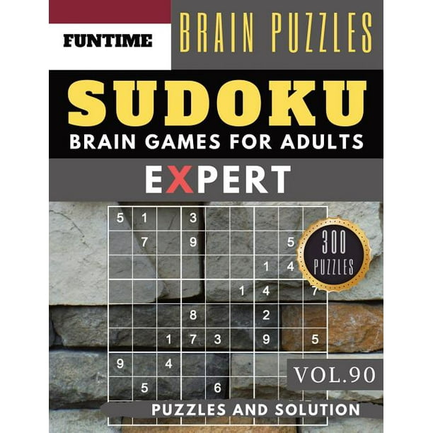 Expert Sudoku Puzzle Books Expert Sudoku 300 Sudoku Extremely Hard Books For Adults With Answers Brain