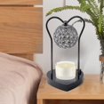 thumbnail image 4 of Lámpara calentadora de , difusor eléctrico térmico regulable, decoración de lámpara para dormitorio, Yoga, SPA, oficina, salón Negro BLESIY Lámpara calentadora de velas, 4 of 8