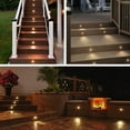 thumbnail image 6 of Yescom Set of 5 Warm White LED Deck Lights Outdoor Garden Malls Stair Landscape Lamps Low Voltage Waterproof, 6 of 7