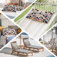thumbnail image 5 of Navy Blue Burnt Orange Botanical Standard Size Pillow Cover, Pillowcase Protectors with Zipper, Breathable Decorative Throw Pillow Case Cover, Vintage Leaves Pillow Shams for Couch Sofa 20x26Inch, 5 of 8