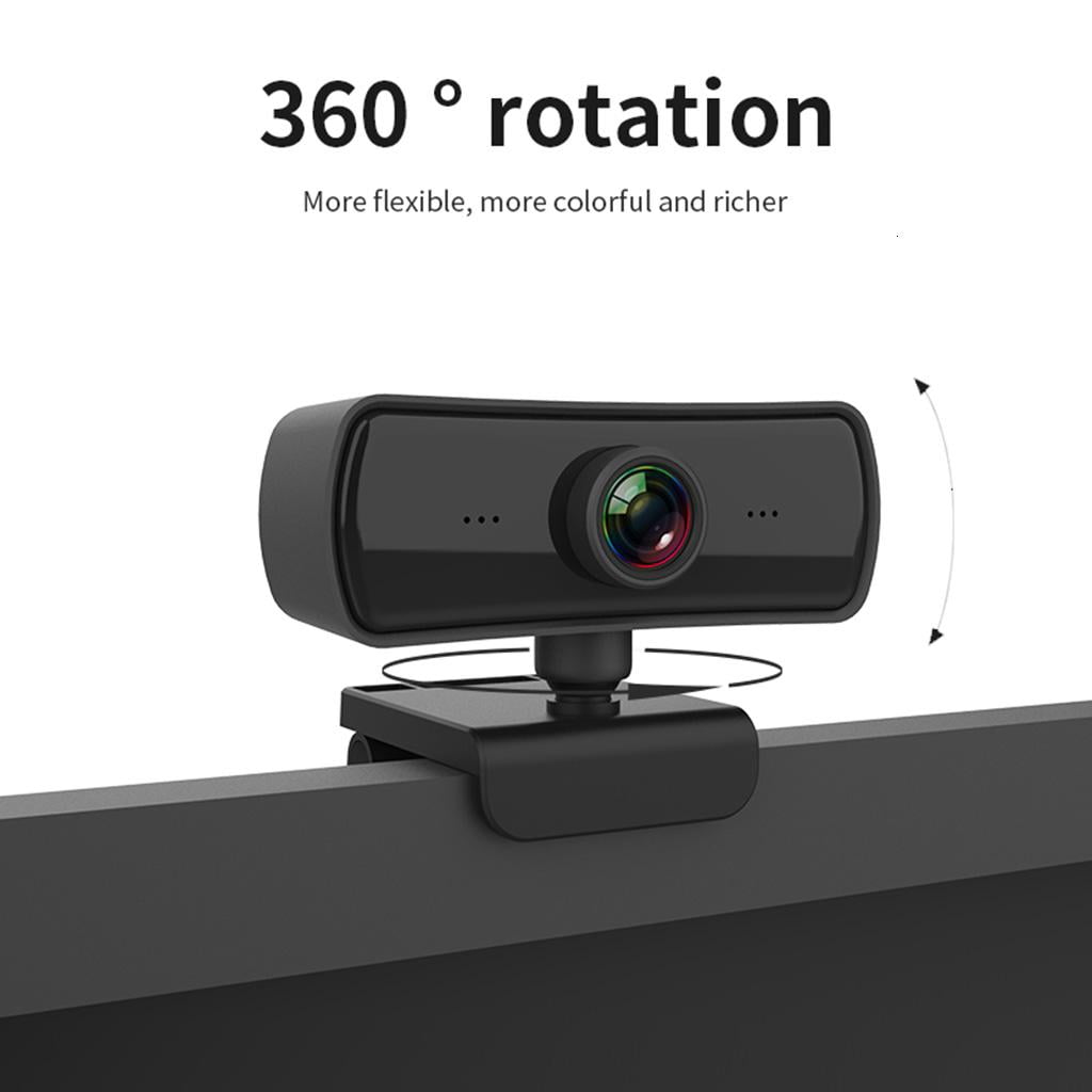 Webcam with Mic for Desktop Laptop Computer Meeting Streaming Web Camera Usb