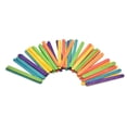 thumbnail image 2 of Barras De Paletas 50 piezas de palitos de paleta de madera para niños paleta de helado DIY haciendo divertido (colorido), 2 of 9