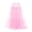 Pink, variant on Women's Long Bridal Petticoat Big Wing Boneless Bride Wedding Dance Underskirt Dress Puff Skirt Petticoat Skirt