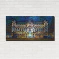 thumbnail image 3 of Luxe Metal Art 'Hungary Budapest Gresham Palace' by Pedro Gavidia, Metal Wall Art, 48"x24", 3 of 9