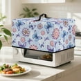 thumbnail image 2 of TSOVTHRID Butterfly Boho Mandala Lotus Print Toaster Oven Cover Stain-Resistant Microwave Dust Cover Dust-Proof Kitchen Machine Covers Suitable for Most Microwave Ovens, 20.9"W x 15.7"D x 12.4"H, L, 2 of 7